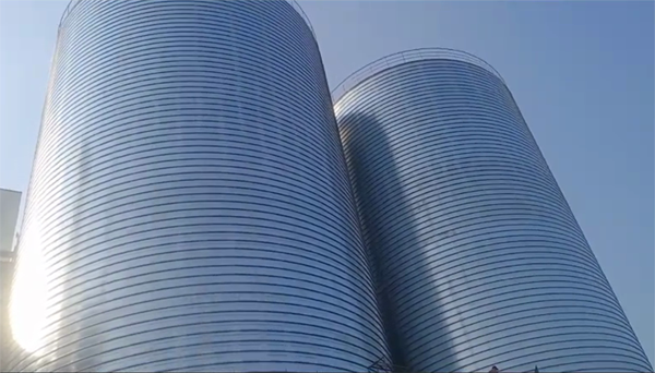 同心2座混凝土高架卷板仓